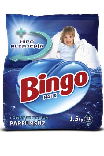 BİNGO TOZ MATİK PARFÜMSÜZ 1,5 KG. ürün görseli