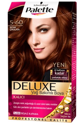 PALETTE SAÇ BOYASI DELUXE SICAK ÇİKOLATA (5-60) 50 ML. ürün görseli