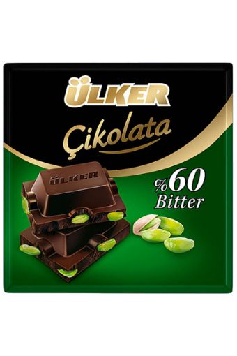 ÜLKER ANTEP FISTIKLI BİTTER ÇİKOLATA 65 GR. ürün görseli