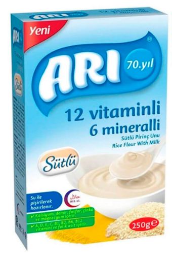 ARI PİRİNÇ UNU SÜTLÜ 250 GR. ürün görseli