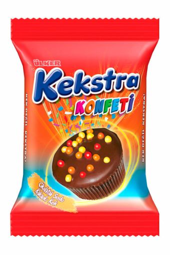 ULKER KEKSTRA KONFETI MUFFIN 38GR KAKAOLU. ürün görseli