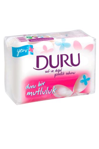 DURU SAF&DOĞAL GÜZELLİK SABUNU 4X70GR GÜL. ürün görseli