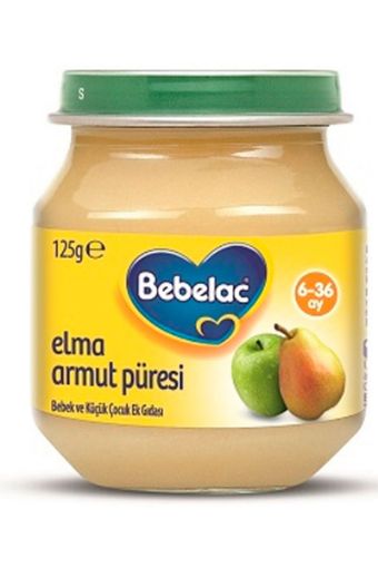 NUTRICIA BEBELAC EK BESIN 125GR KVN.ELMA ARMUT. ürün görseli