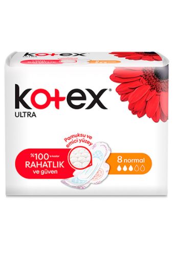 KOTEX ULTRA NORMAL 8'Lİ. ürün görseli