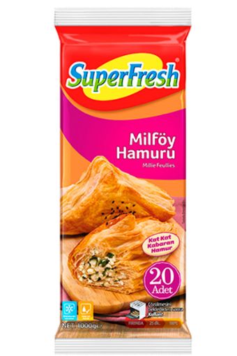 SÜPERFRESH MİLFÖY HAMURU 1 KG. ürün görseli