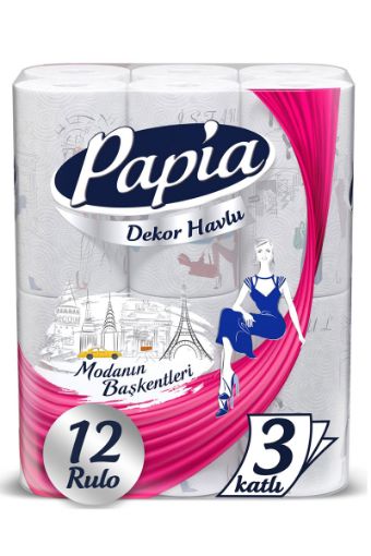 PAPIA HAVLU DECOR 12 LI. ürün görseli