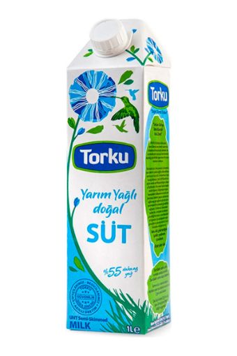 TORKU SÜT YARIM YAĞLI 1 LT. ürün görseli