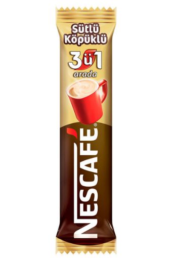 NESCAFE 3'Ü 1 ARADA SÜTLÜ KÖPÜKLÜ 17 GR. ürün görseli