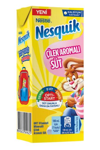 NESQUIK ÇİLEK AROMALI SÜT 180 ML. ürün görseli