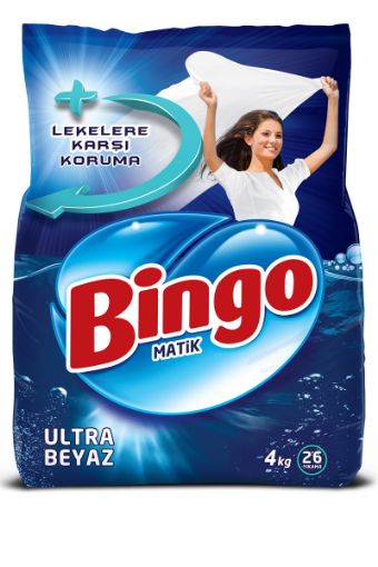 BİNGO TOZ MATİK ULTRA BEYAZ 4 KG. ürün görseli