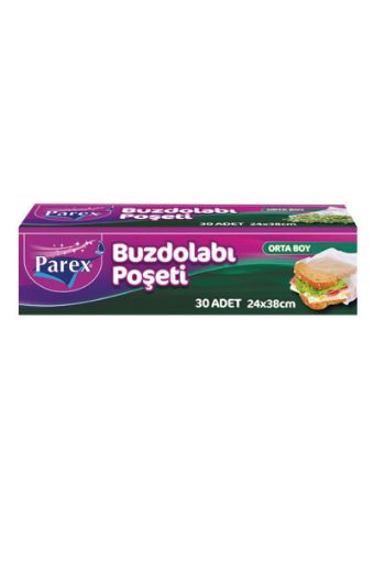 PAREX BUZDOLABI POŞETİ ORTA BOY 20 ADET. ürün görseli