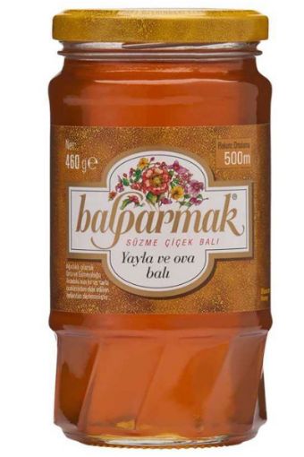 BALPARMAK SÜZME YAYLA VE OVA ÇİÇEK BALI 460 GR. ürün görseli