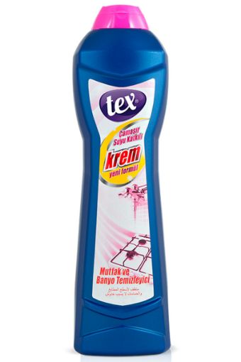 TEX KREM MUTFAK VE BANYO TEMIZLEYİCİ ÇAMASIR SUYU KATKILI 500 ML. ürün görseli