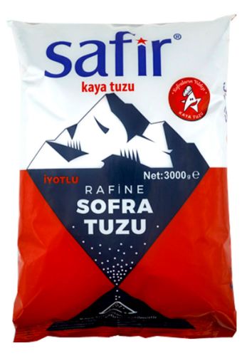 SAFİR TUZ 3KG İYOTLU. ürün görseli