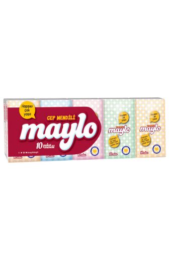 MAYLO CEP MENDİLİ 10'LU. ürün görseli