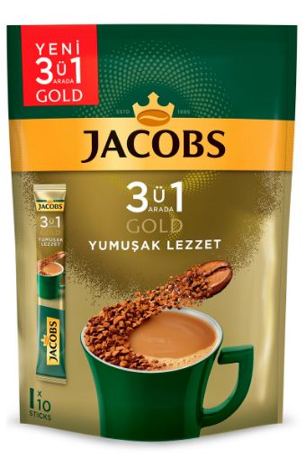 JACOBS GOLD 3 IN 1 10'LU YUMUSAK LEZZET. ürün görseli