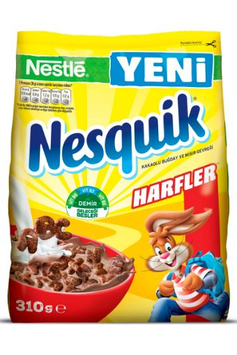 NESQUIK TAHIL GEVREĞİ HARFLER VİTAMİN DEMİR 310GR. ürün görseli