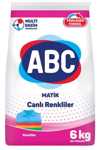 ABC TOZ MATİK RENKLİLER 6 KG. ürün görseli