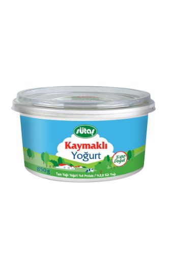 SÜTAŞ YOĞURT KAYMAKLI 850 GR. ürün görseli