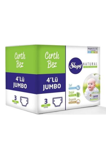 SLEEPY NATURAL 4'LÜ KUTU 3 NUMARA. ürün görseli